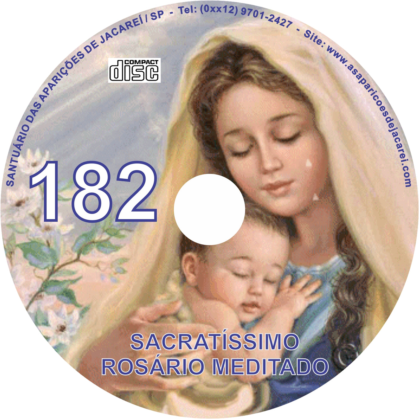 CD Rosário Meditado 182 CD Rosário Meditado 182
